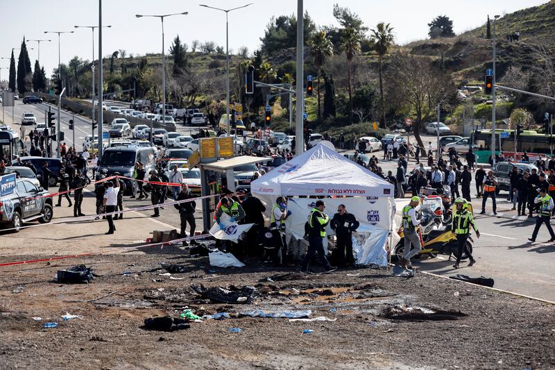 Tensions have soared in the Israeli-annexed eastern half of the city, after a Palestinian gunman killed seven people and wounded at least three on January 27. Reuters