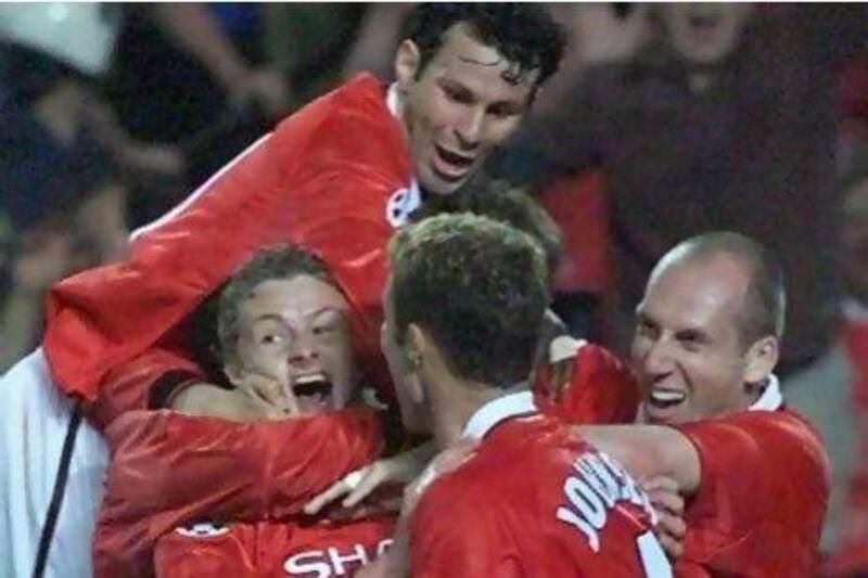 In 1999, Ole Gunnar Solskjaer, left, scored the winner for Manchester United in the Champions League final. Only a year earlier, the forward had refused a plum offer to join Premier League rivals Tottenham Hotspur. Eric Cabanis / AFP