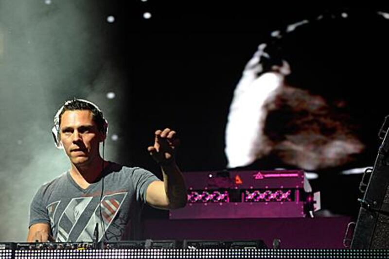 DJ Tiesto performs at the Coachella festival in California in April.