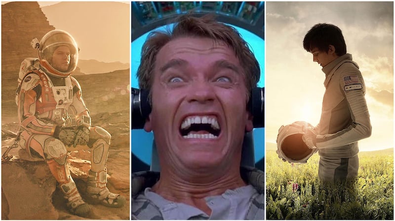 'The Martian', 'Total Recall' and 'The Space Between Us' are three films set on Mars. 