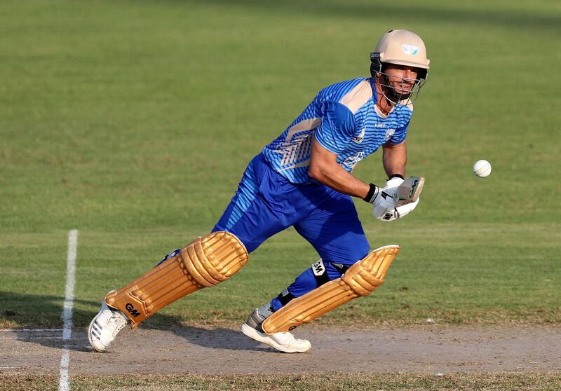 Sharjah, United Arab Emirates - October 17, 2018: Ryan ten Doeschate of the Balkh Legends bats during the game between Balkh Legends and Nangarhar Leopards in the Afghanistan Premier League. Wednesday, October 17th, 2018 at Sharjah Cricket Stadium, Sharjah. Chris Whiteoak / The National