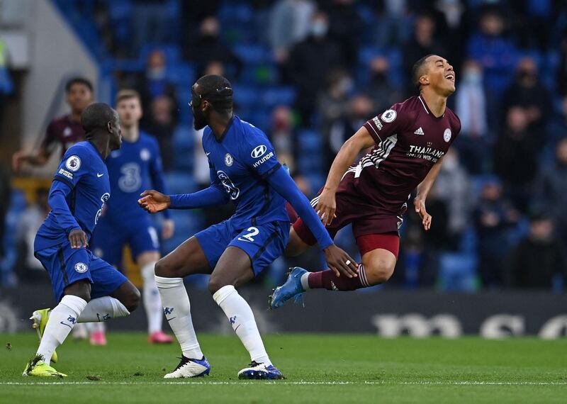 Youri Tielemans 5 – The FA Cup final goalscorer should have been punished for his foul on Werner inside the area. Couldn’t get into the game. AFP