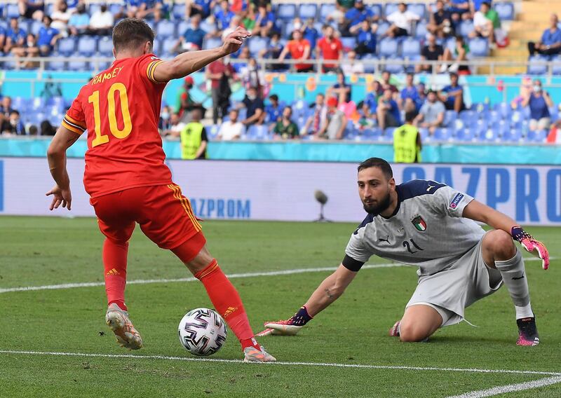 ITALY PLAYER RATINGS: Gianluigi Donnarumma – 6. Few players in this tournament enjoy quite such a consistently easy ride as the goalkeeper behind this formidable Italy backline. EPA