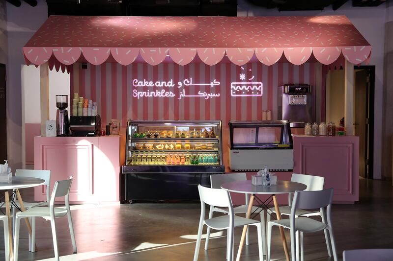 The pop-up cafe sells desserts, gelato, hot and cold drinks, milkshakes and soft drinks.