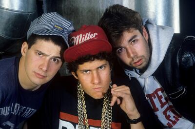 Beastie Boys on 15.05.1987 in FÃ¼rth. (Photo by Fryderyk Gabowicz/picture alliance via Getty Images)