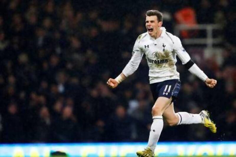 Tottenham's Gareth Bale scored his 15th goal of the season in the win over West Ham on Monday. AP Images