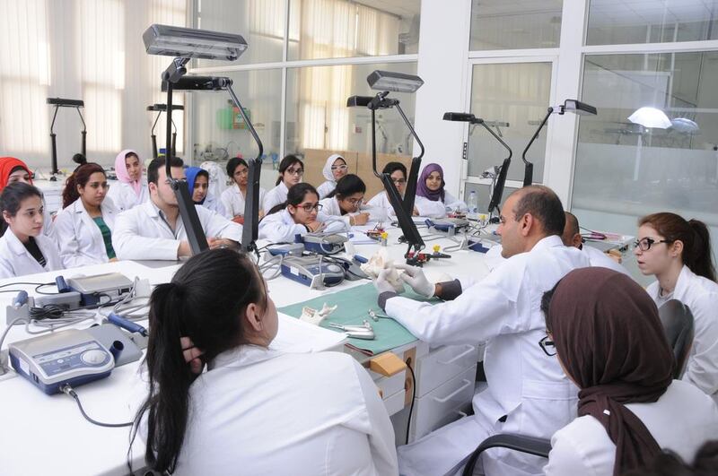 Gulf Medical University in Ajman is planning to open a Dh425 million teaching hospital and Dh50m medical research centre. Courtesy Gulf Medical University