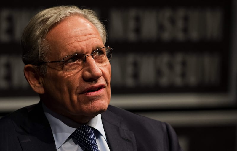 Woodward was a cub reporter when he and veteran 'Washington Post' reporter Carl Bernstein broke the Watergate story. AFP