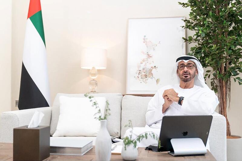 Sheikh Mohamed bin Zayed said the space mission was a landmark moment for the nation