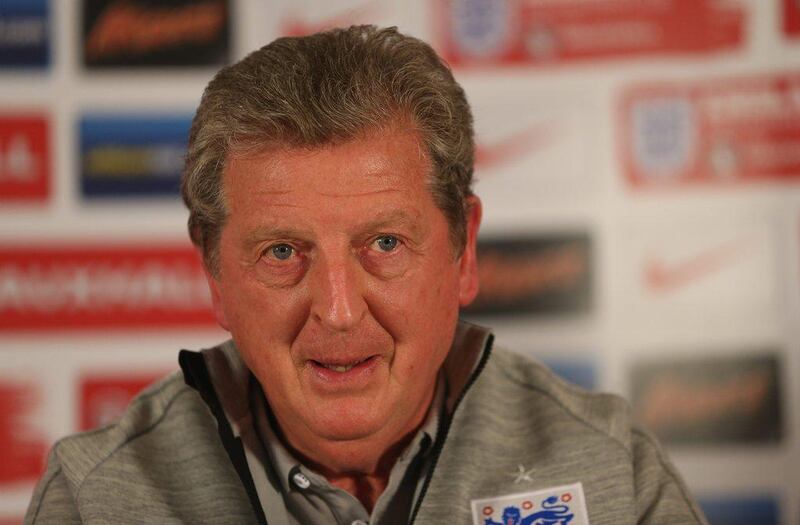 England manager Roy Hodgson talks to the media during an England press conference on Thursday in Hertford, England. Andrew Redington / Getty Images / May 29, 2014 