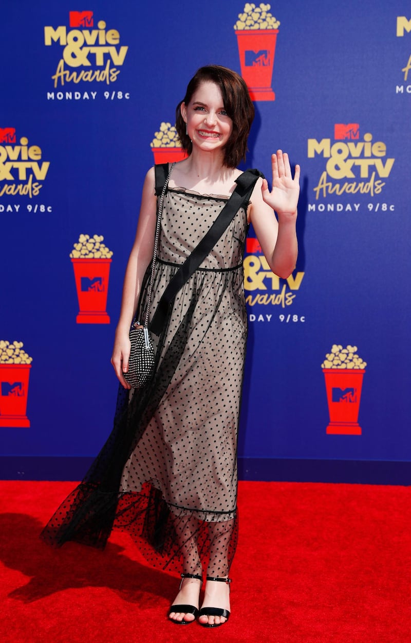 McKenna Grace arriving at the 2019 MTV Movie & TV Awards. Reuters
