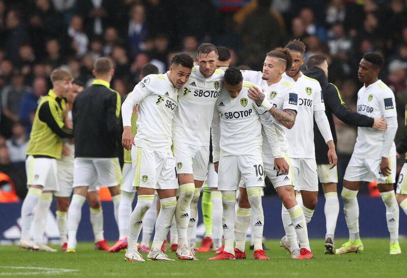 Leeds United 53.4 per cent. Reuters
