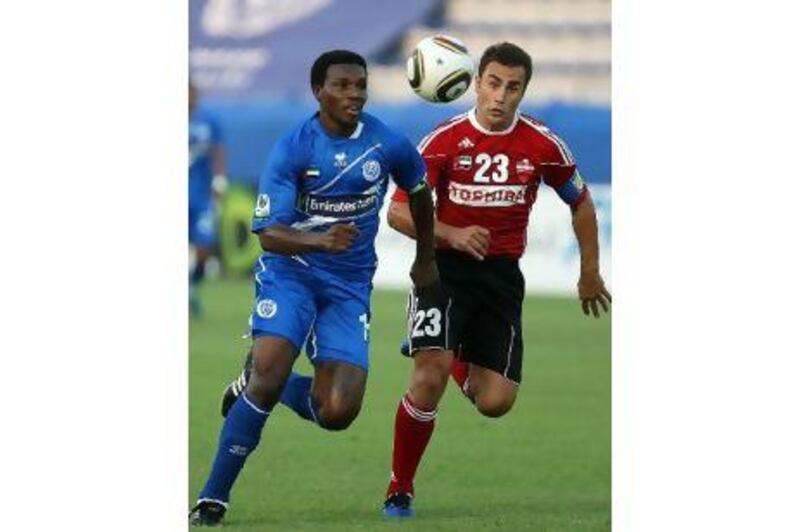 Fabio Cannavaro, right, has impressed at Al Ahli. Pawan Singh / The National