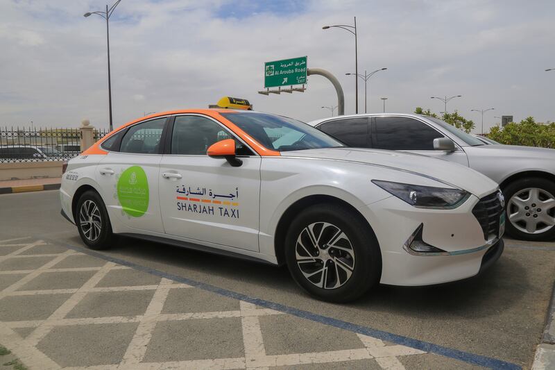 Sharjah Taxi is to introduce a new smart system to monitor drivers. Photo: Sharjah Taxi