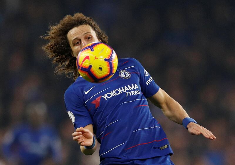 Chelsea's David Luiz in action. Reuters