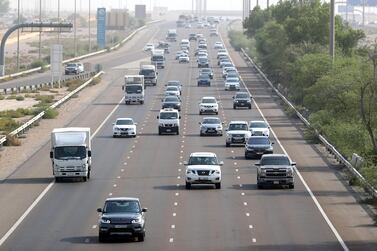 Thousands of drivers were caught speeding in Dubai last year. Chris Whiteoak / The National