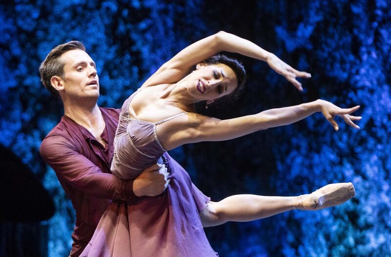 Members of the Spanish National Dance Company perform at Generalife Theater in Granada, Spain. EPA