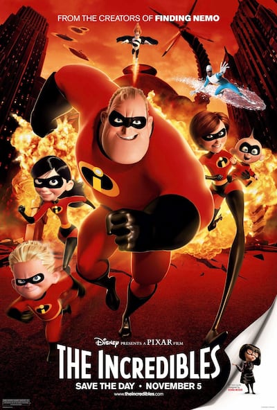 The Incredibles brought superheroes to the fore years before the Marvel Cinematic Universe kicked off. Photo: Disney