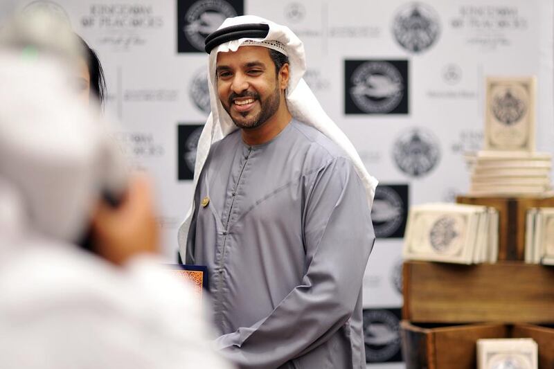 Emirati writer Fadel Al Mheiri. Delores Johnson / The National
