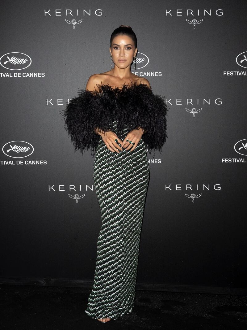 Camila Coelho attends the Kering Women in Motion Awards at the Cannes Film Festival on May 19, 2019. EPA