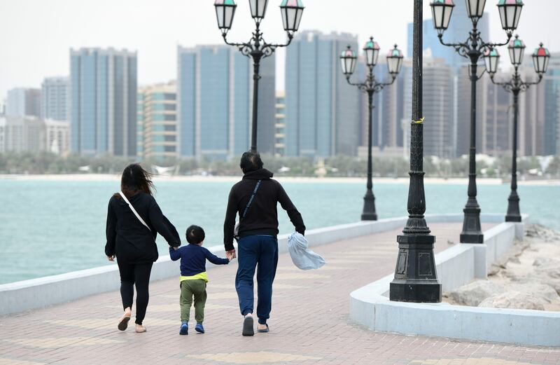 One expert said there has been an increase in cloud cover over the UAE during spring in the past five to 10 years. Khushnum Bhandari / The National