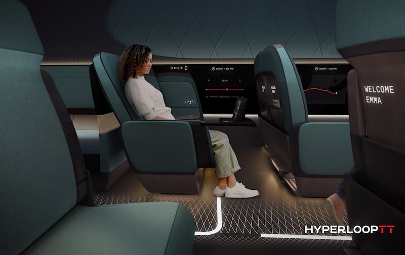 Hyperloop Transportation Technologies has offered a glimpse into the future of luxurious, high-speed travel. All photos: Hyperloop Transportation Technologies