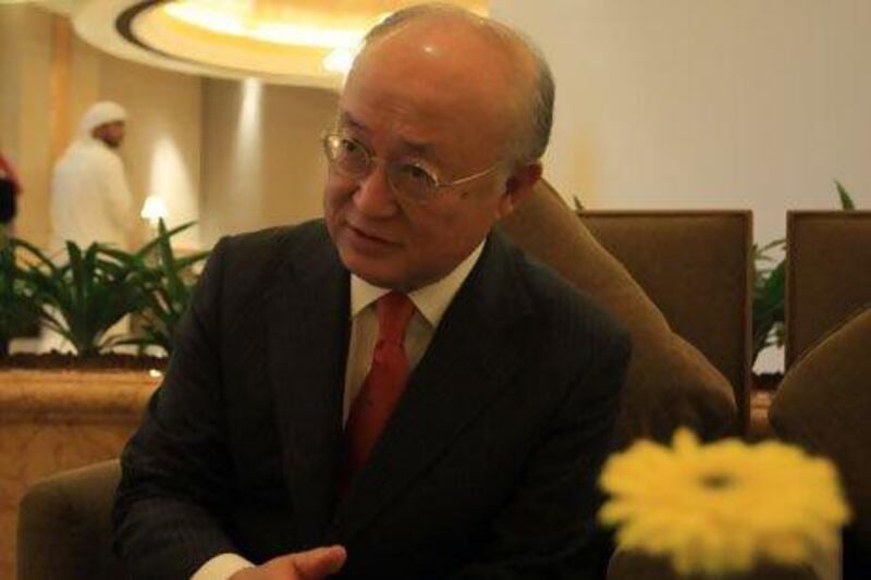 Yukiya Amano, the director of the International Atomic Energy Agency, called on the UAE to share the experience it would gain over the years. Ravindranath K / The National