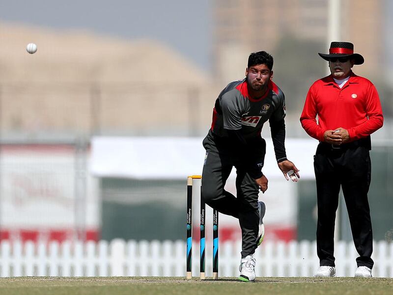 UAE fast bowler Mohammed Naveed is on a career high at the moment. Satish Kumar / The National