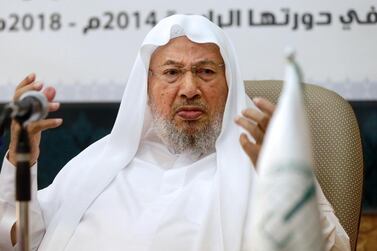 Yusuf Al Qaradawi is a Doha-based Egyptian Islamic theologian and chairman of the International Union of Muslim Scholars. Mohammed Dabbous/ Reuters