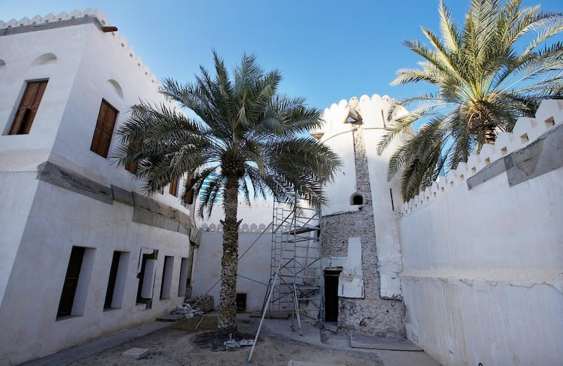 Provided photo of the conservation work that’s restoring the historic Qasr Al Hosn buildings.

Courtesy  Abu Dhabi Tourism & Culture Authority (TCA Abu Dhabi)