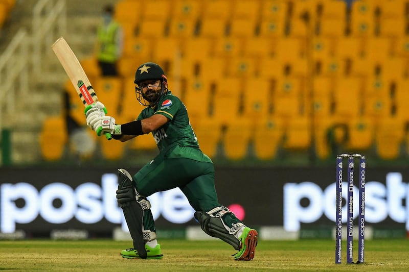 Mohammed Rizwan has played a key role in helping Pakistan win five out of five games at the T20 World Cup. AFP