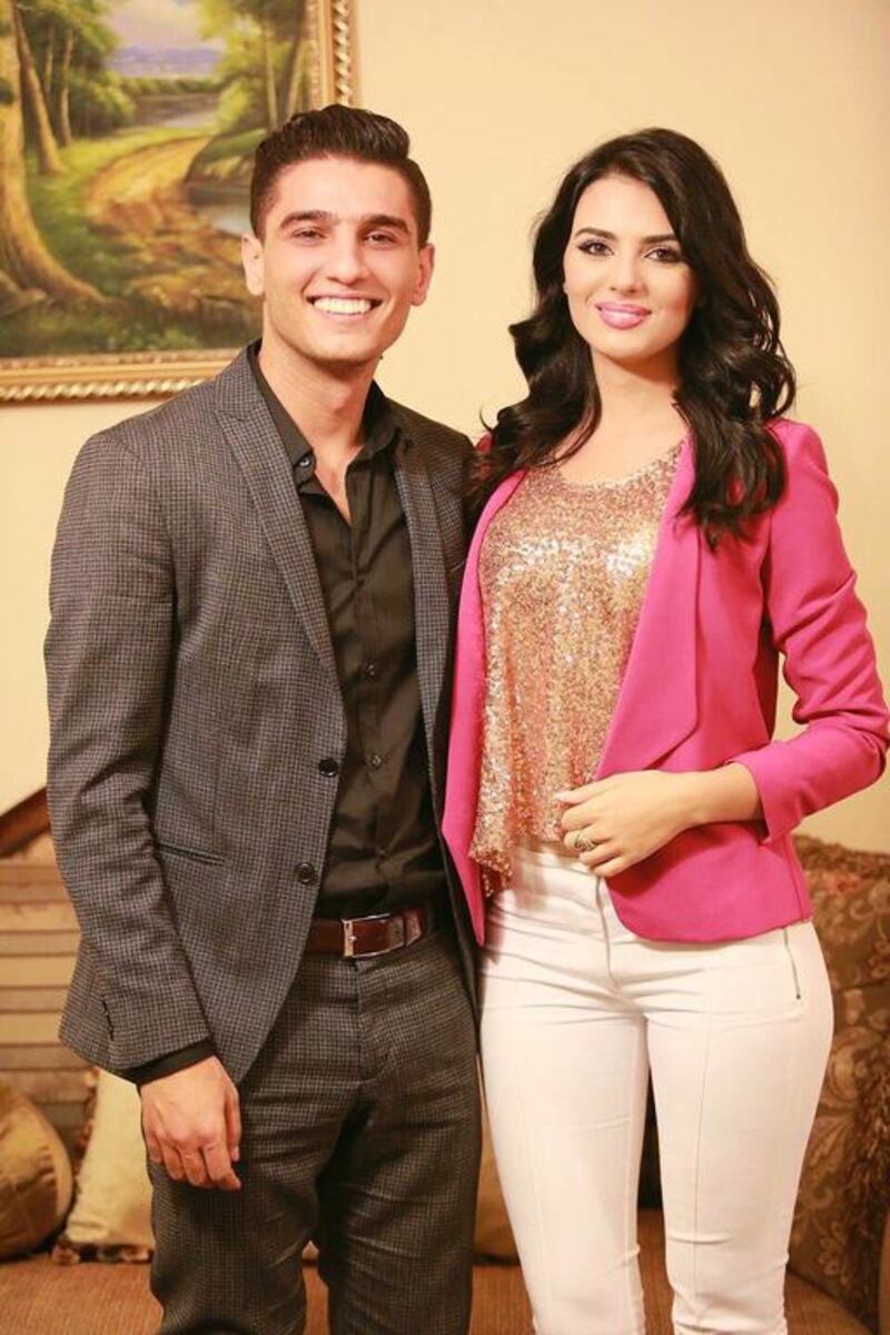 Singer Mohammed Assaf and TV presenter Lina Qishawi are set to marry. Nabila Ramdani for The National

