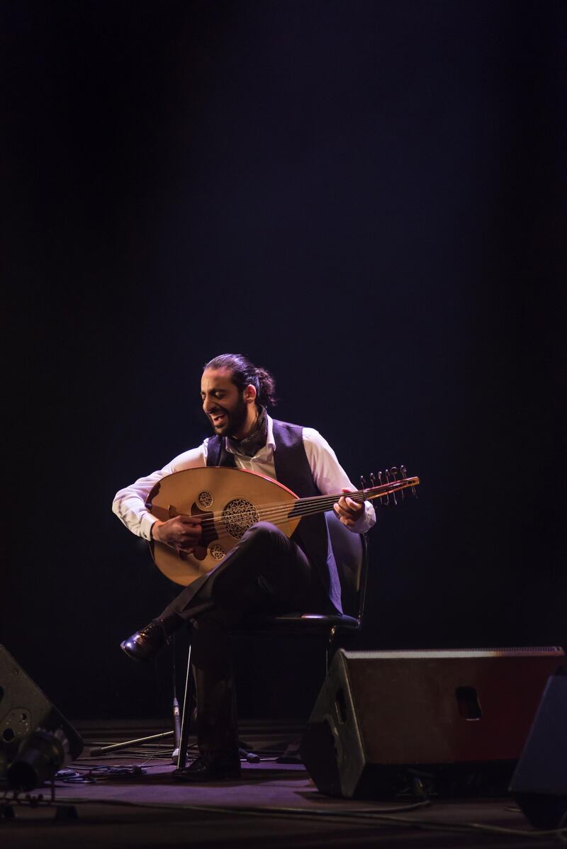 Palestine's Adnan Joubran says there are various ways to play the oud. Courtesy MARSM