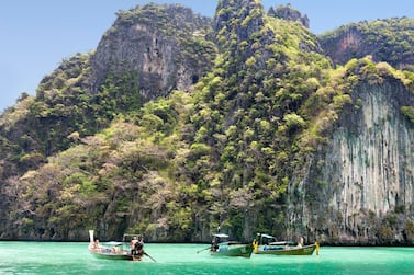 The tranquil island of Phang Nga Bay. Getty