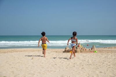 Jumeirah Al Naseem's private beach has reopened for hotel guests only. Courtesy Jumeirah Al Naseem 