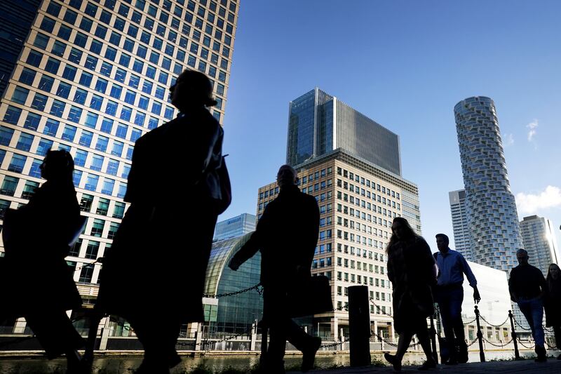 Canary Wharf in London. Mocking accents can damage diversity in the workplace, a report says. PA