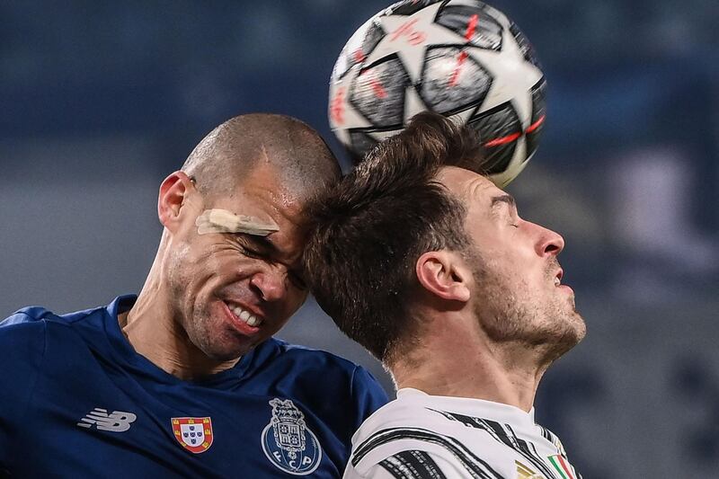 Defender: Pepe (Porto) - His bloodied eyebrow under plaster, his muscles aching, the 38-year-old Porto skipper kept winning the headers, kept blocking the shots and kept smiling as he marshalled a great underdog triumph over Juventus. AFP