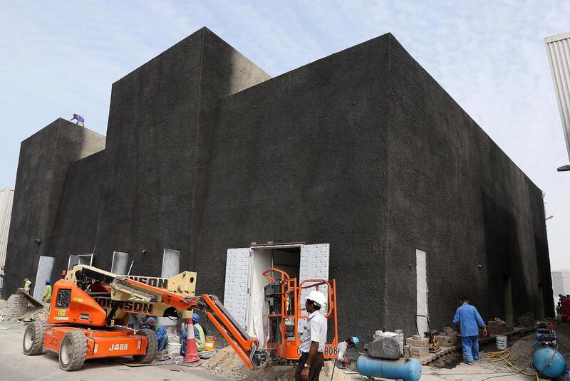 Concrete, the new museum and gallery which is under construction in Alserkal Avenue, Al Quoz, Dubai. Pawan Singh / The National