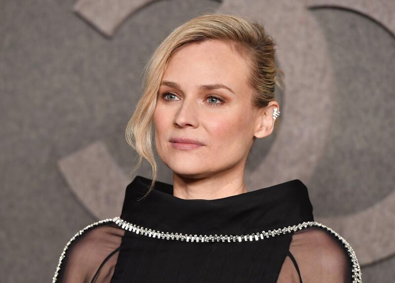 Diane Kruger at the show. AFP