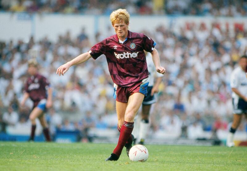 Mandatory Credit: Photo by Colorsport/Shutterstock (3164986a)
Football : Tottenham Hotspur v Manchester City 25/08/1990 Colin Hendry - Man City Tottoenham v Man City
Sport