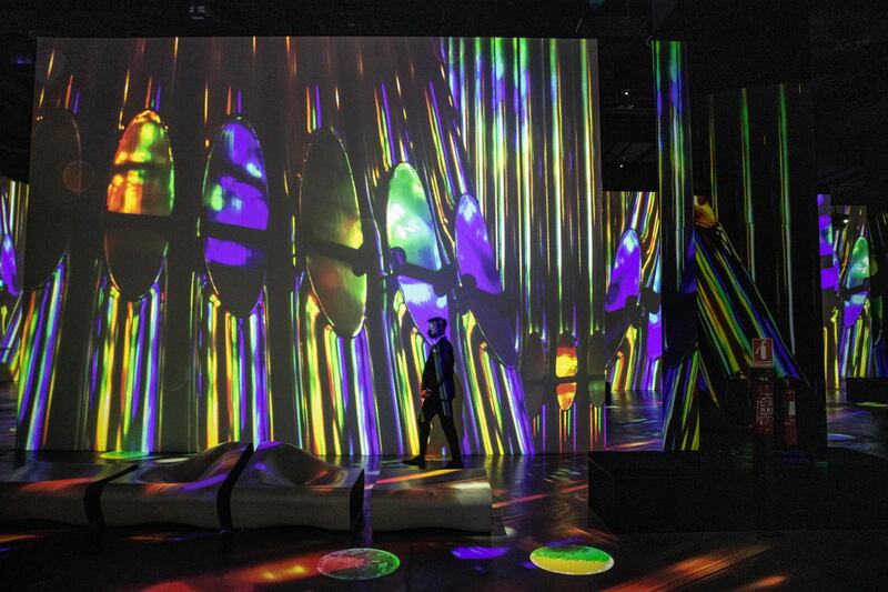 Each painter is celebrated in a 15-minute immersive audio-visual experience.