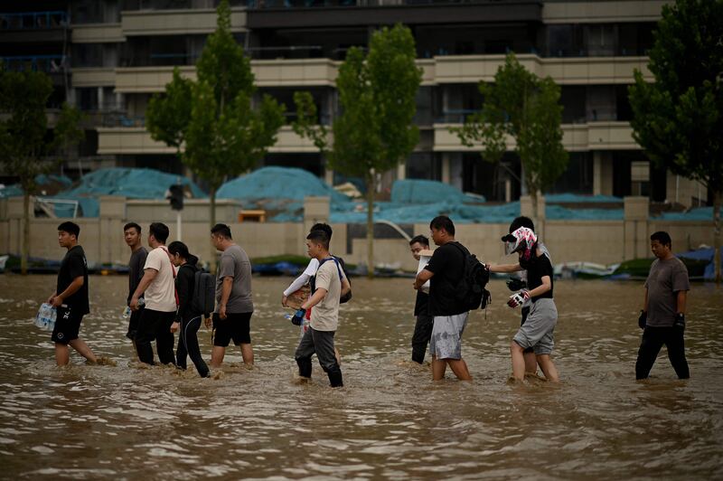 Heavy rain was expected on Thursday in parts of Henan as well as neighbouring Hebei province..