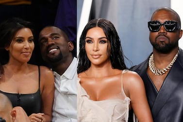 Kim Kardashian and Kanye West 
