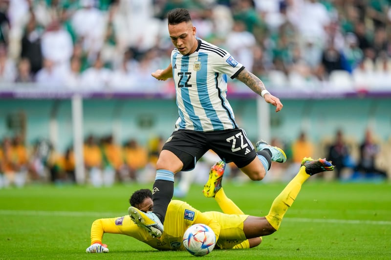 Lautaro Martinez 6: Striker twice finished confidently in first half but was caught offside for both – the first being incredibly tight but still right call. Non-existent as threat after break as Argentina failed to turn up for fight. AP