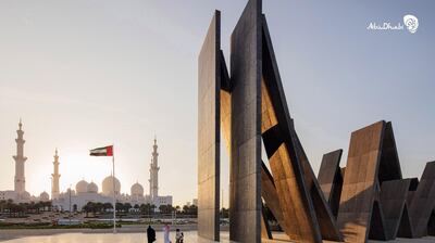 Wahat Al Karama in Abu Dhabi is a landmark built to honour those who died while serving the UAE. Courtesy: Abu Dhabi Culture and Tourism