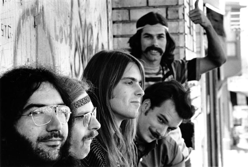 The Grateful Dead moved into an apartment across the street from members of the Hell's Angels in the 1960s. Getty 
