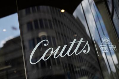 Coutts is owned by the NatWest Banking Group. Getty