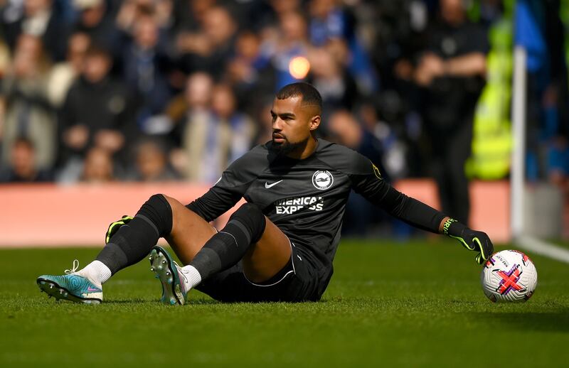 BRIGHTON RATINGS: Robert Sanchez - 7. Could have done better with his pace of response to Dunk’s deflection on Gallagher’s effort to open the scoring for the Blues. Made a couple of saves to preserve the Seagulls lead in the second half. Getty