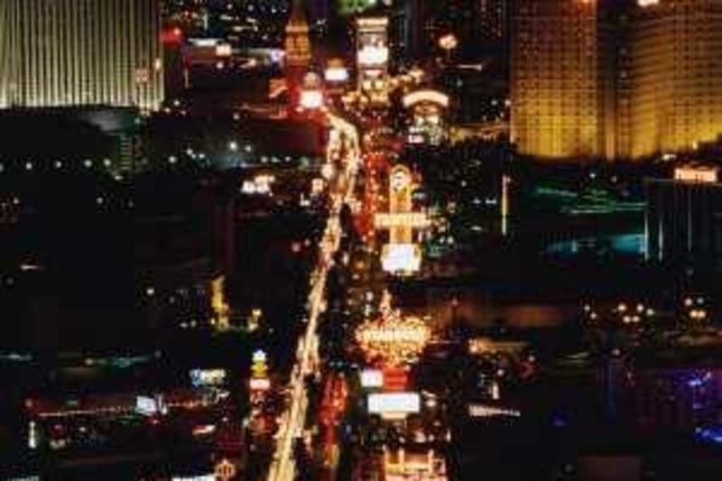 Las Vegas, Nevada, USA --- Las Vegas Strip at Night --- Image by © Richard Cummins/CORBIS