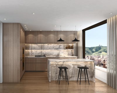 The apartments will be installed with oak timber flooring. Courtesy Savills